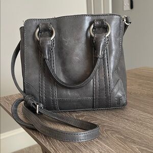 Frye Gray Leather Handbag